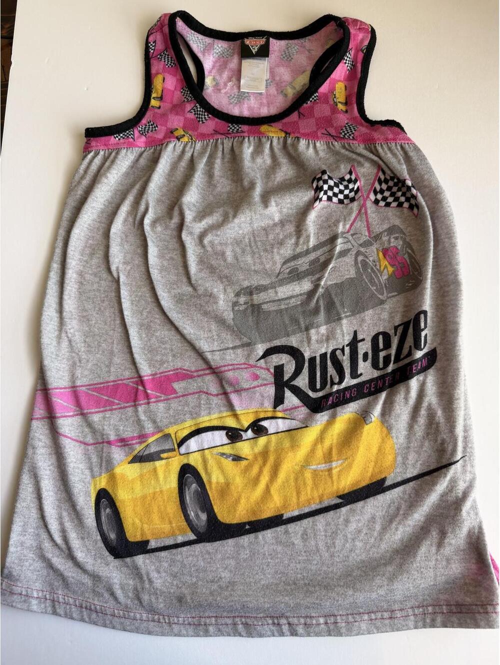 Disney Pixar Cars 3 Cruz Ramirez Girls Nightgown Size Small